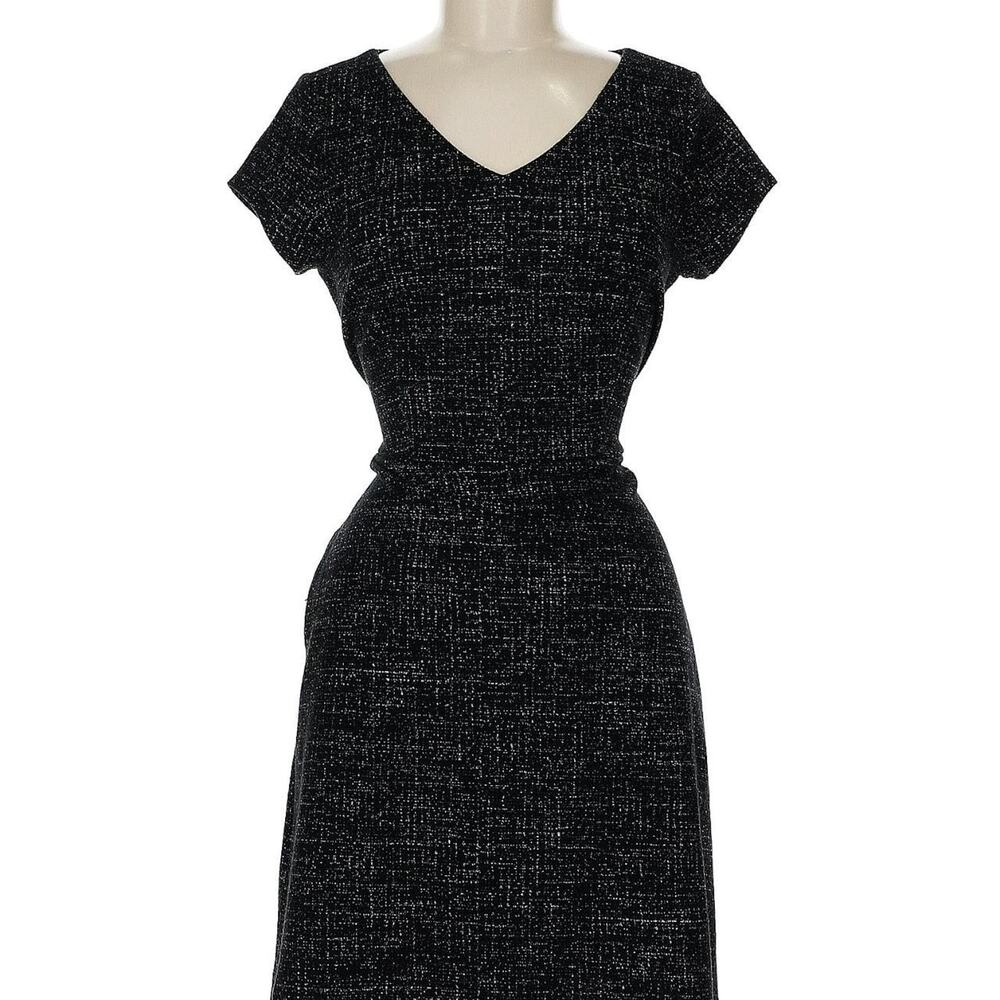 NWT Loft tweed tie waist size 00P in black